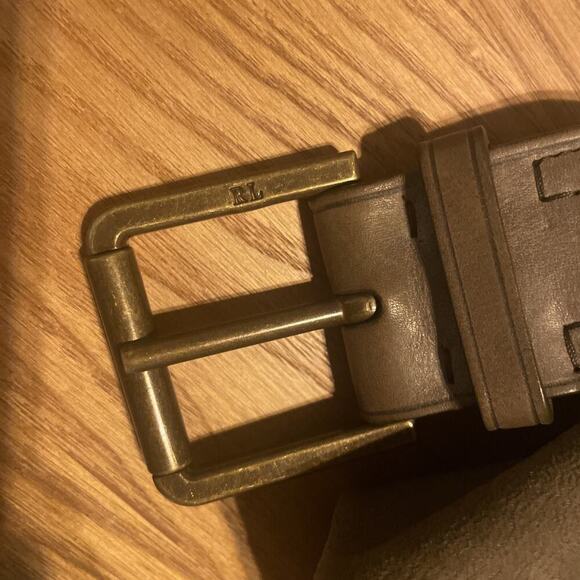 Vintage Ralph Lauren Purple Label Fur Collar Short Jacket Leather Belted Coat 8 - Picture 16 of 16